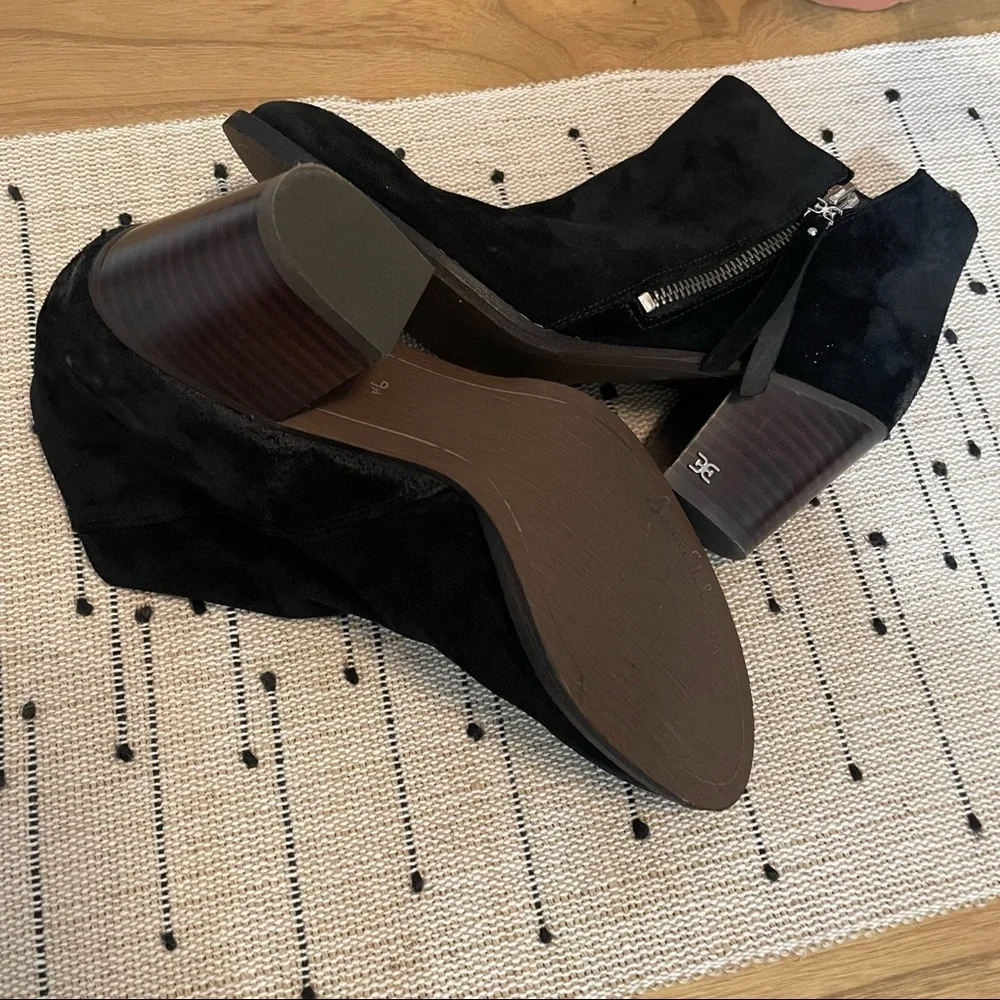 Sam Edelman Walden Booties In Black~ Size 9 1/2